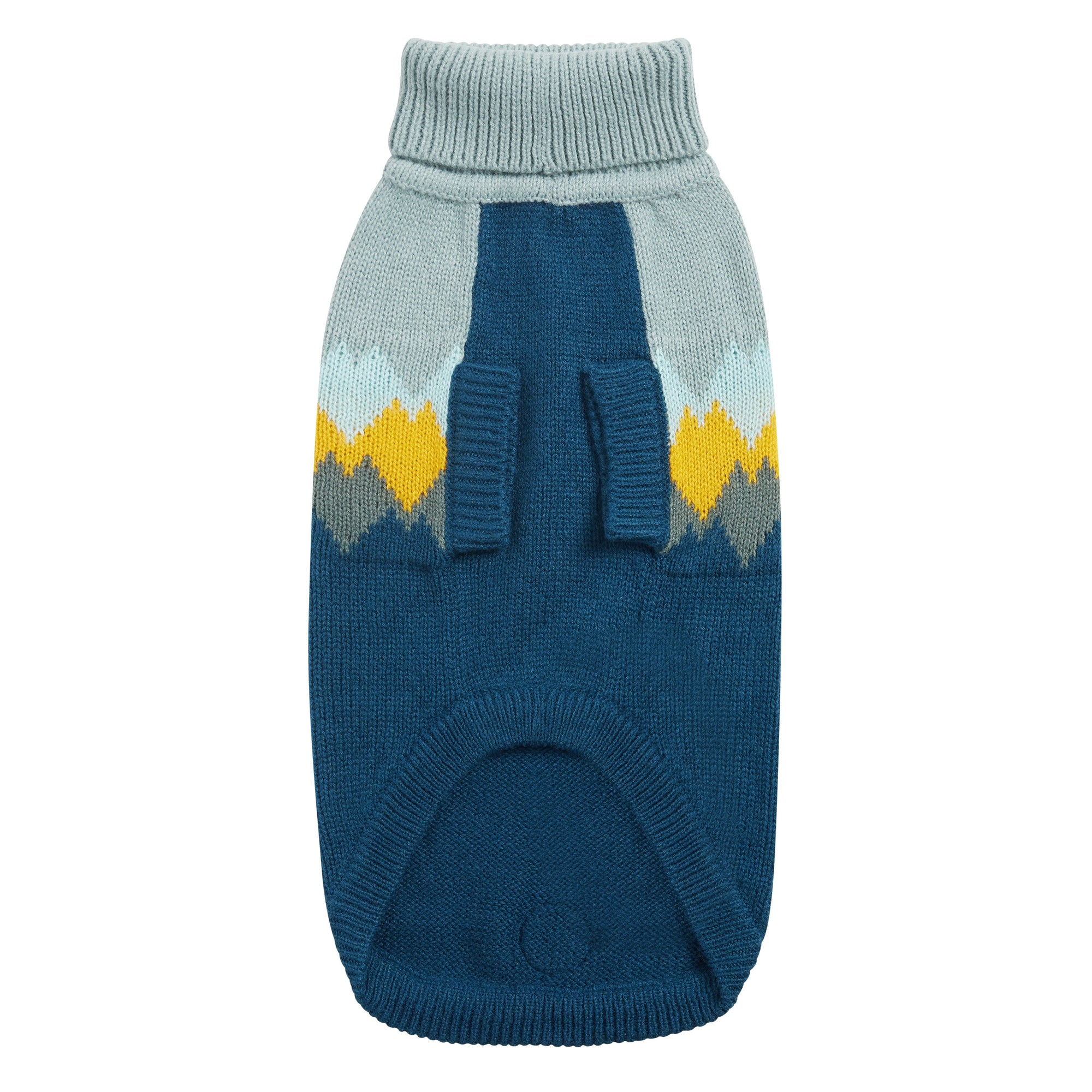 Fireside Sweater - Teal premium pet product