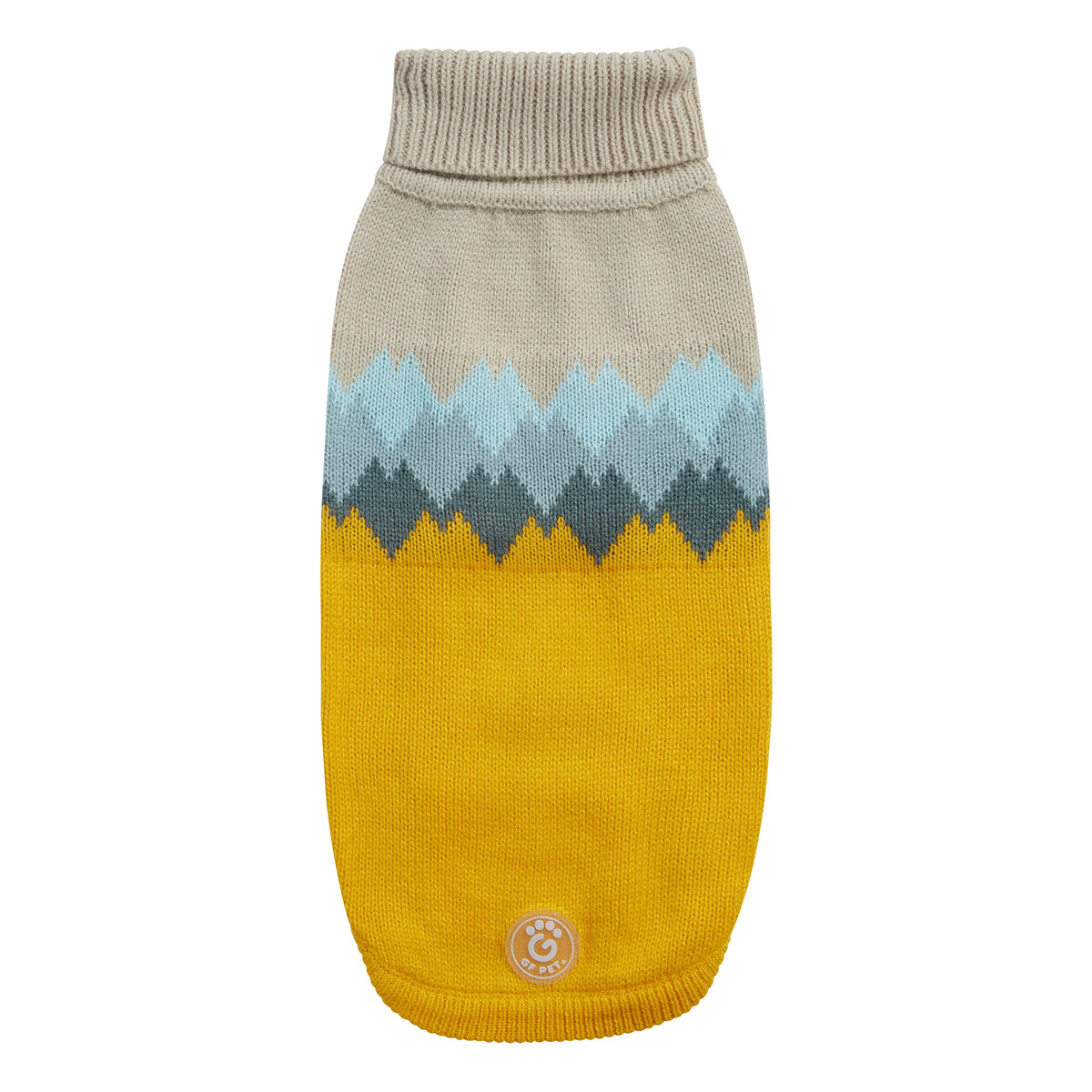 Fireside Sweater - Yellow premium pet product