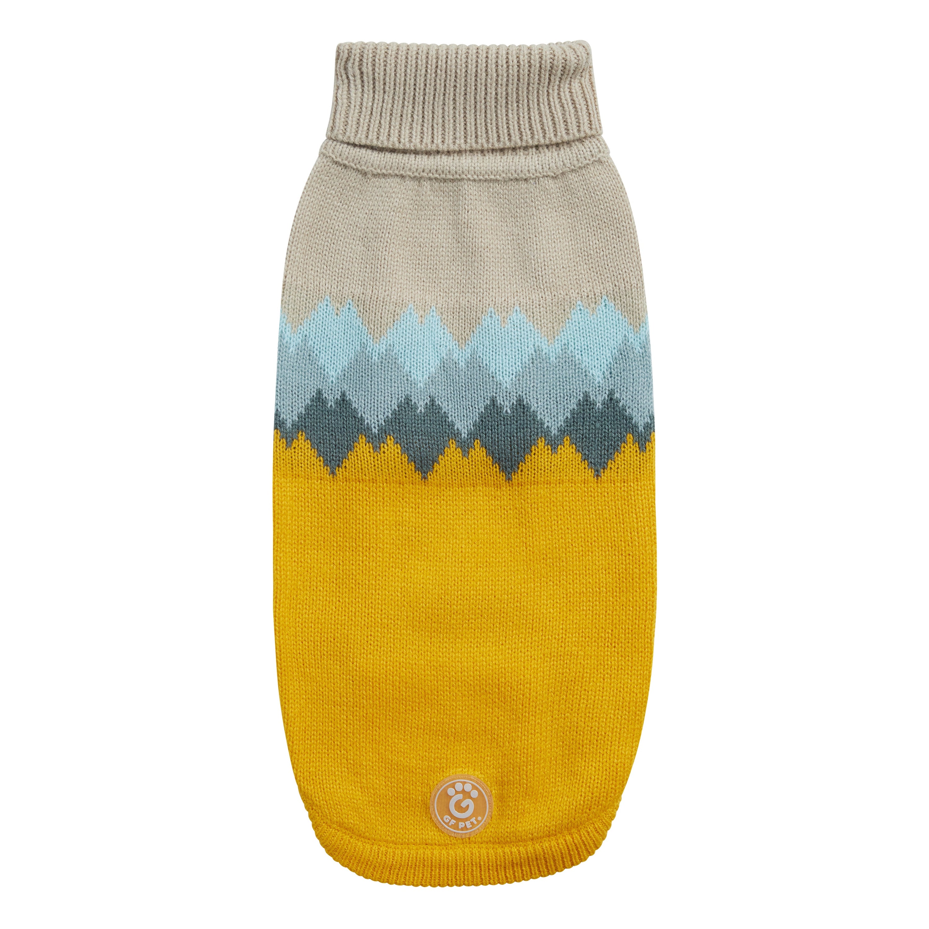 Fireside Sweater - Yellow premium pet product