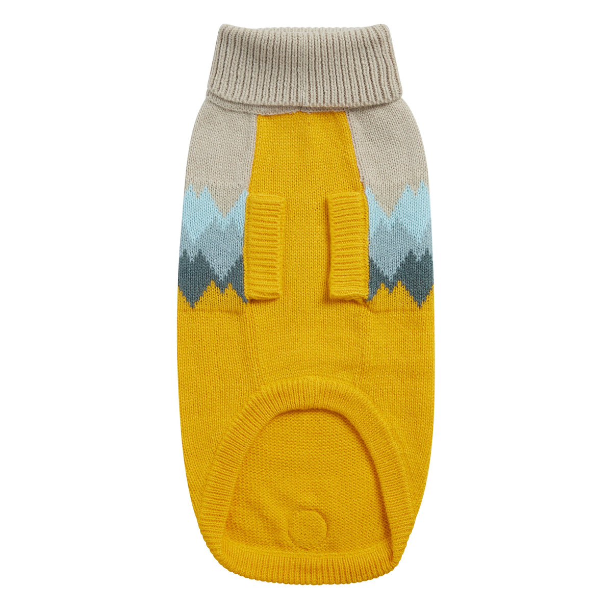Fireside Sweater - Yellow premium pet product