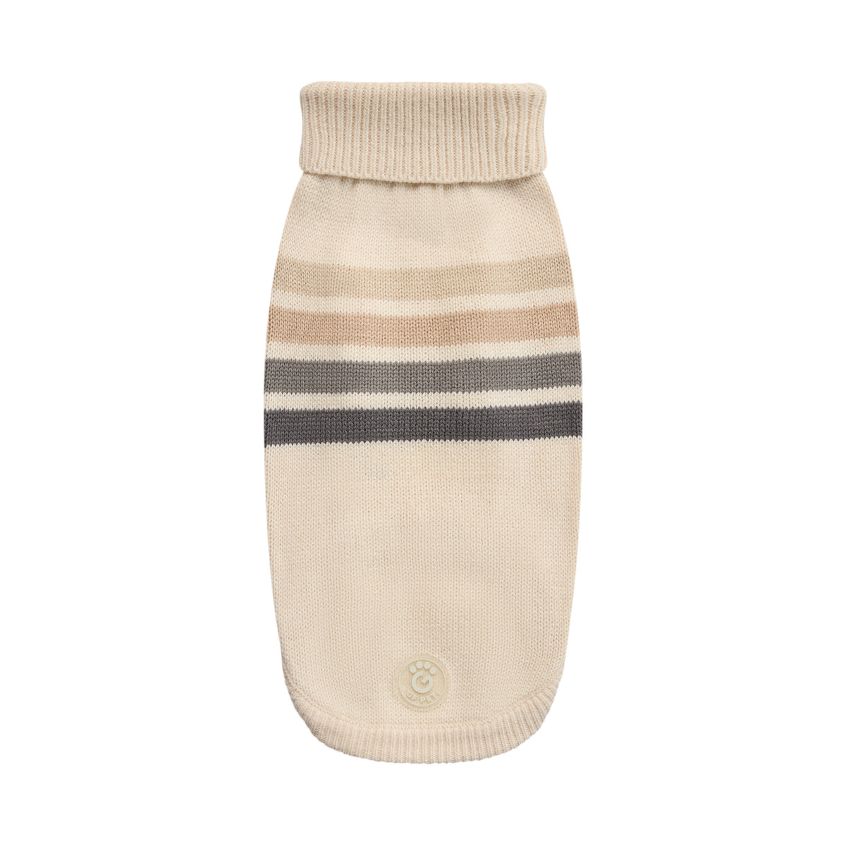 GF Pet Coastline Knit Striped Dog Sweater in Beachwood