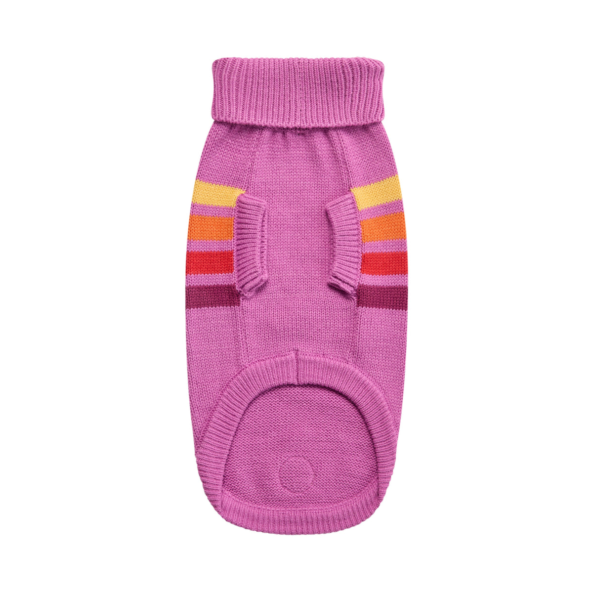GF Pet Coastline Knit Striped Dog Sweater in Pinkwave