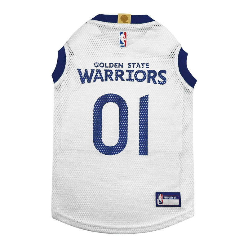 NBA Golden State Warriors Road Basketball Pet Jersey
