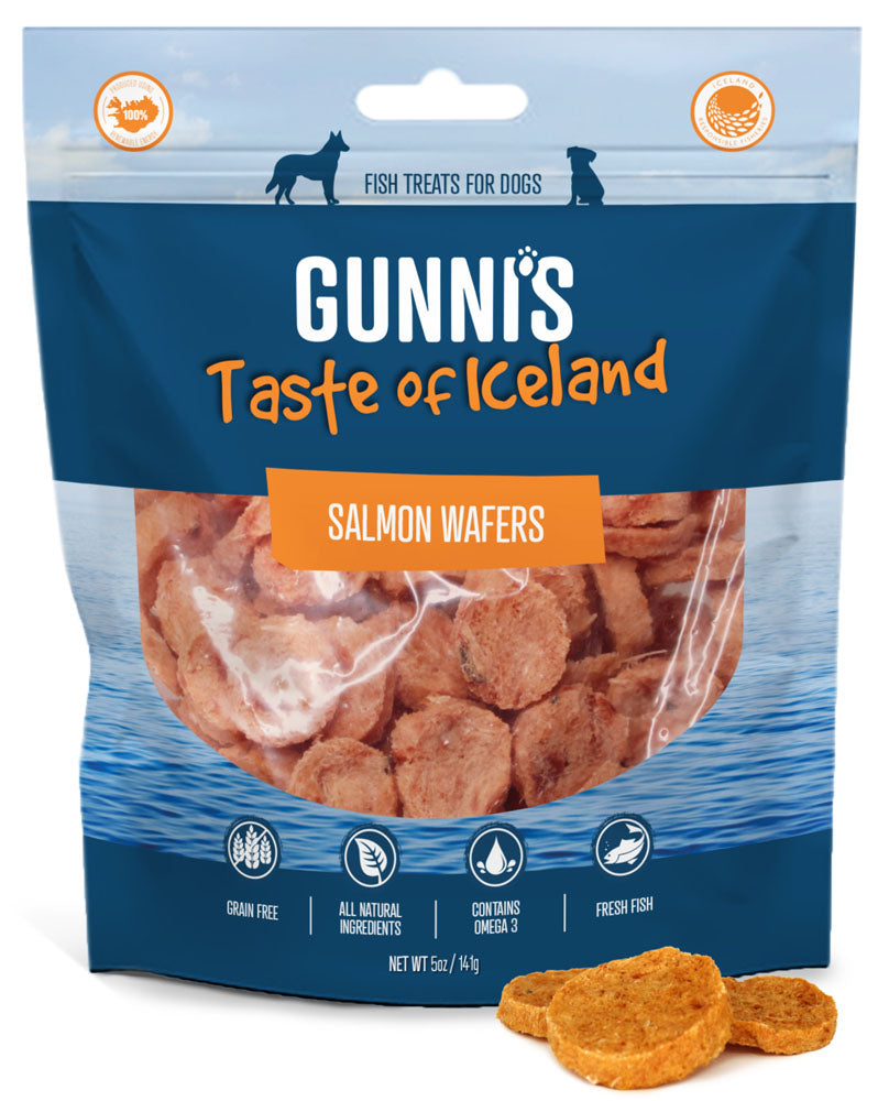 Gunnis Salmon Wafers Dog Treats (5oz)