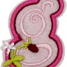 Curly Pink G - Patch