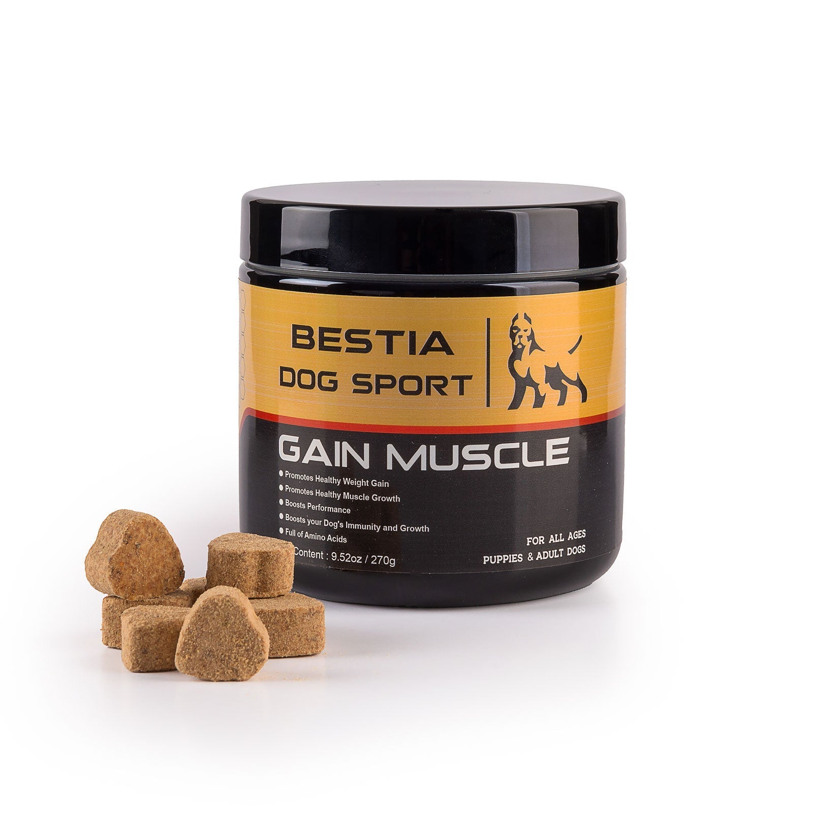 Bestia BDS Gain Muscle Dog Supplement