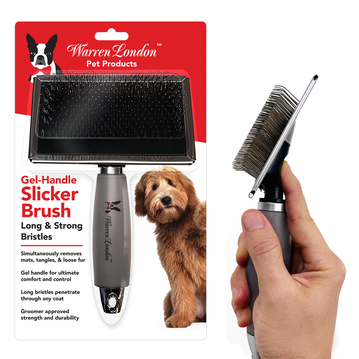 Gel-Handle Slicker Brush