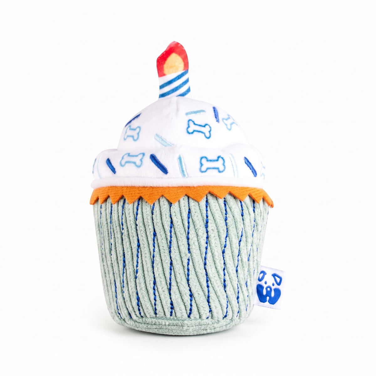 Pawty Cupcake Plush Squeaky Dog Toy