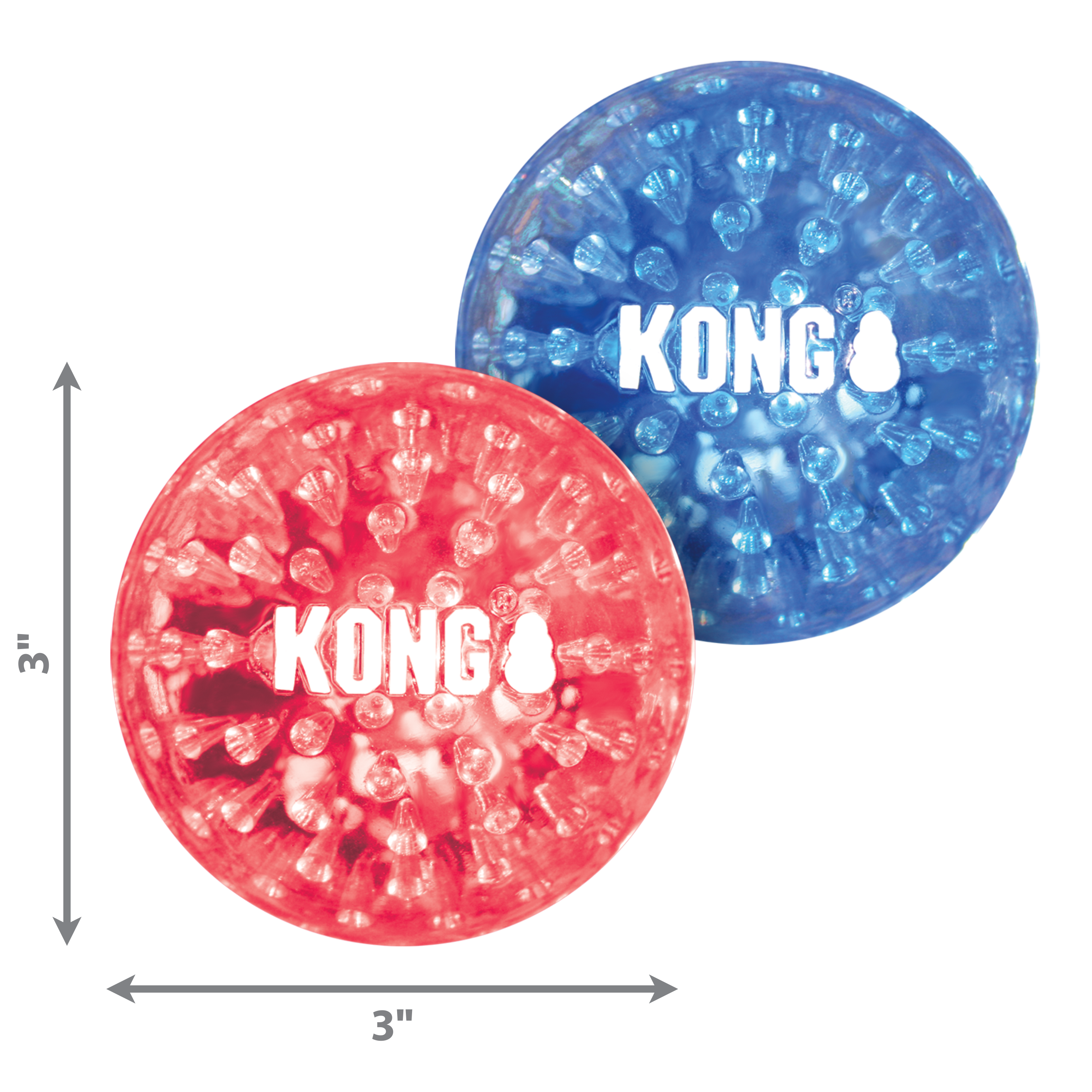 Kong Squeezz Geodz Large (2pk) - HT Animal Supply