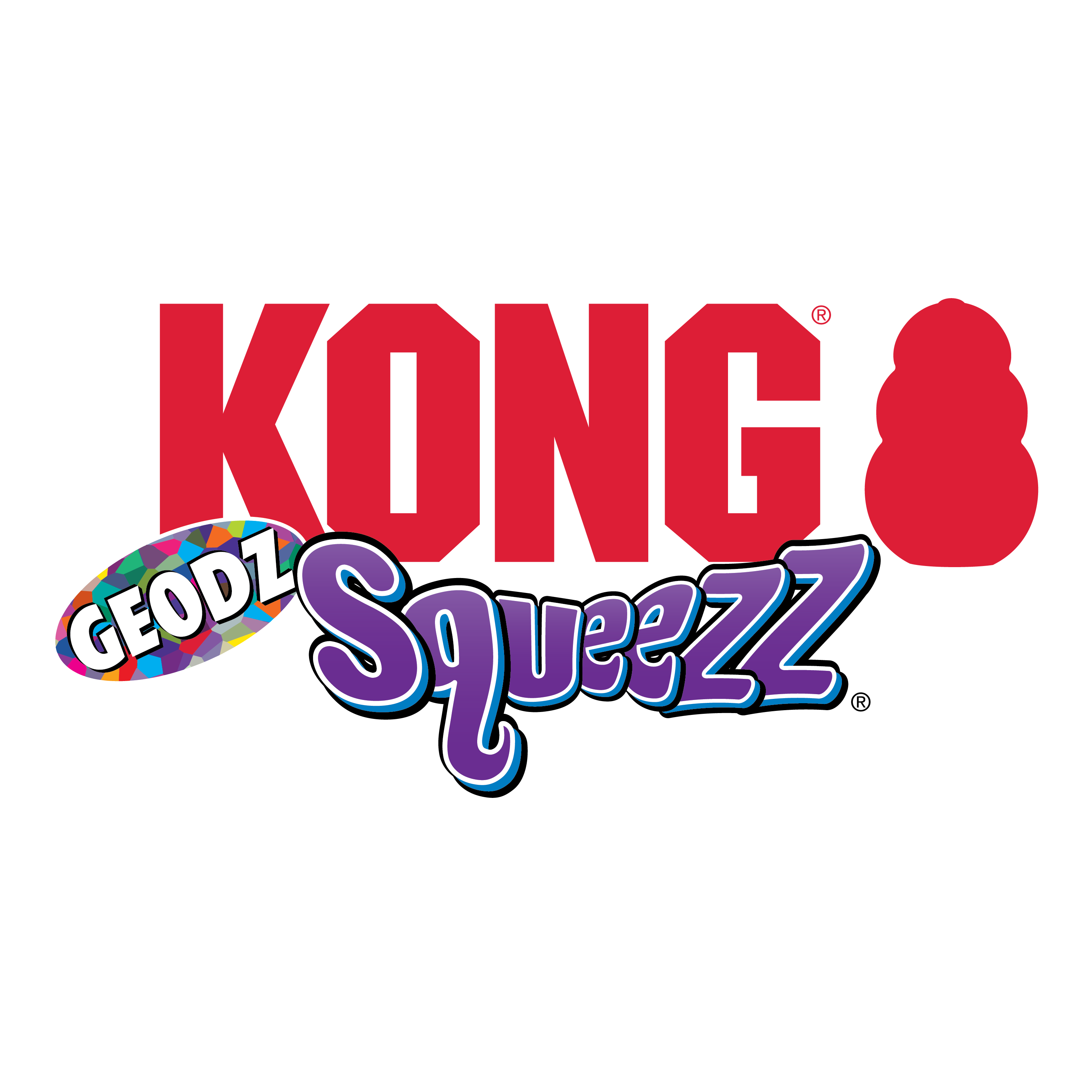 Kong Squeezz Geodz Large (2pk) - HT Animal Supply