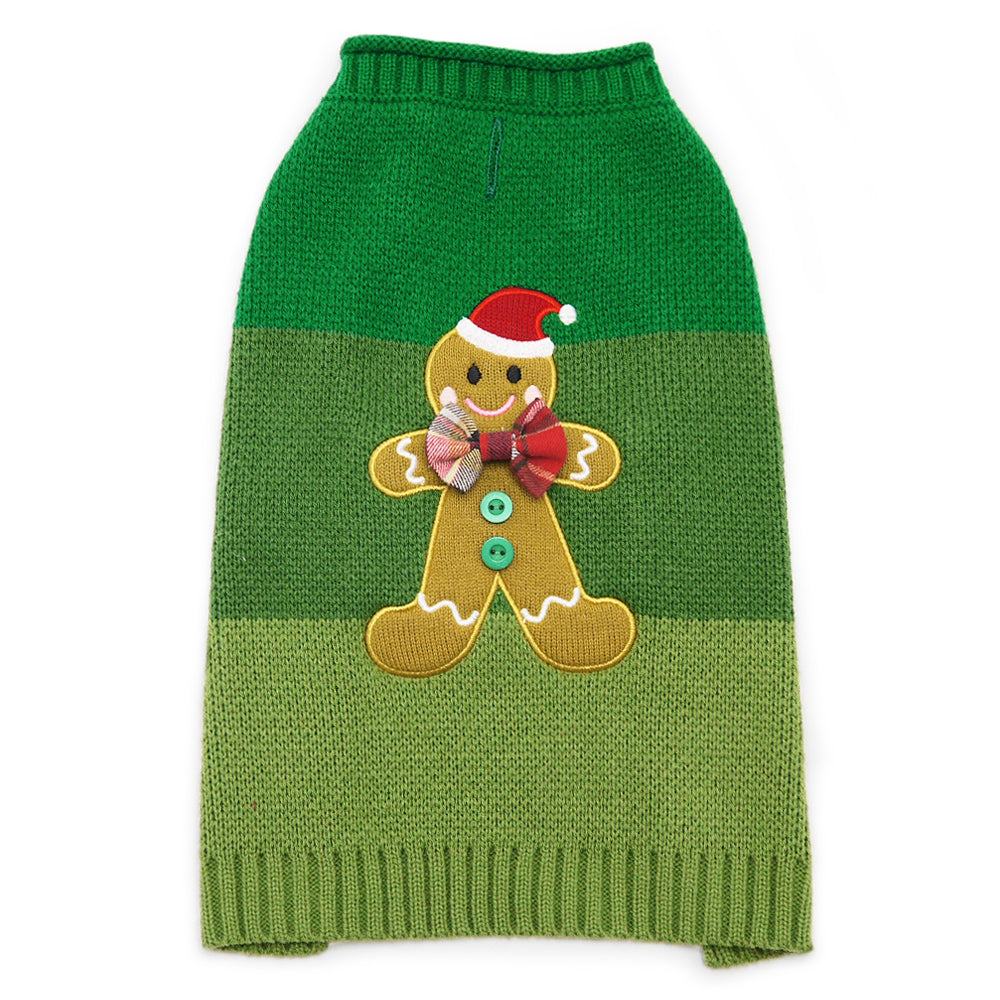 DOGO Gingerbread Man Dog Sweater