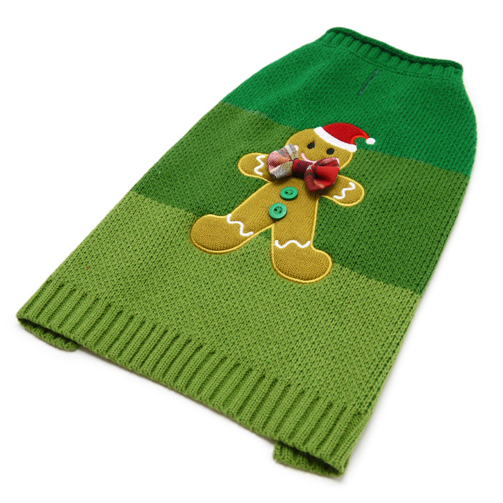 DOGO Gingerbread Man Dog Sweater