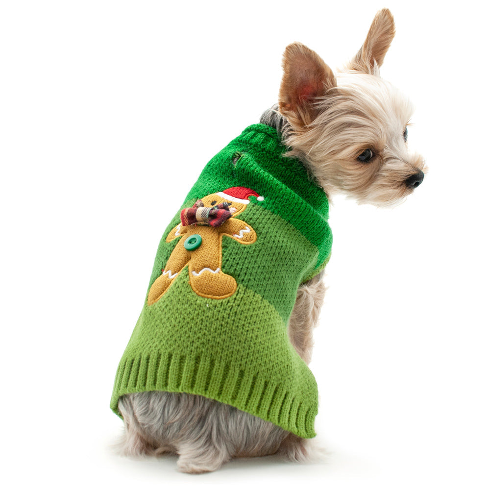 DOGO Gingerbread Man Dog Sweater