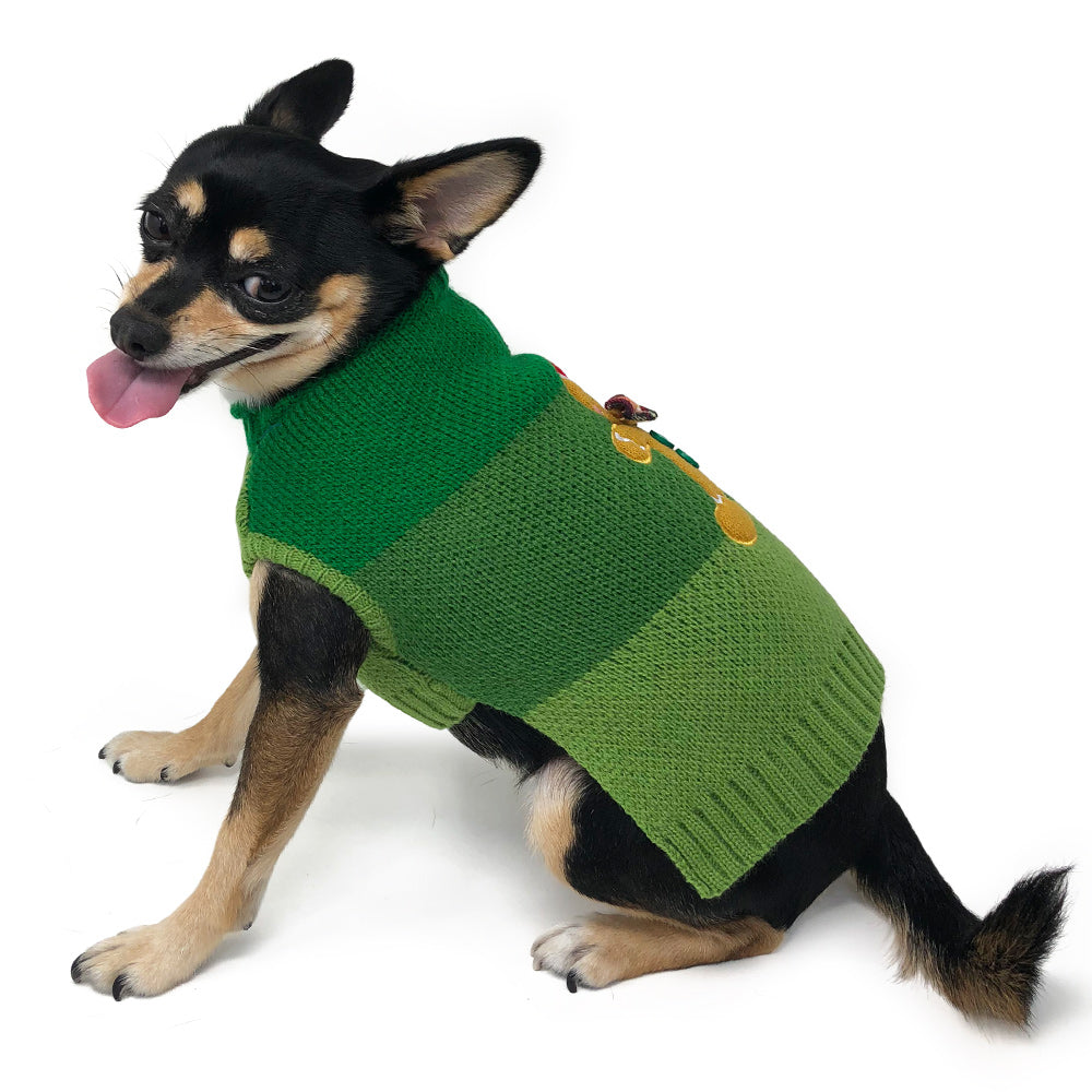 DOGO Gingerbread Man Dog Sweater