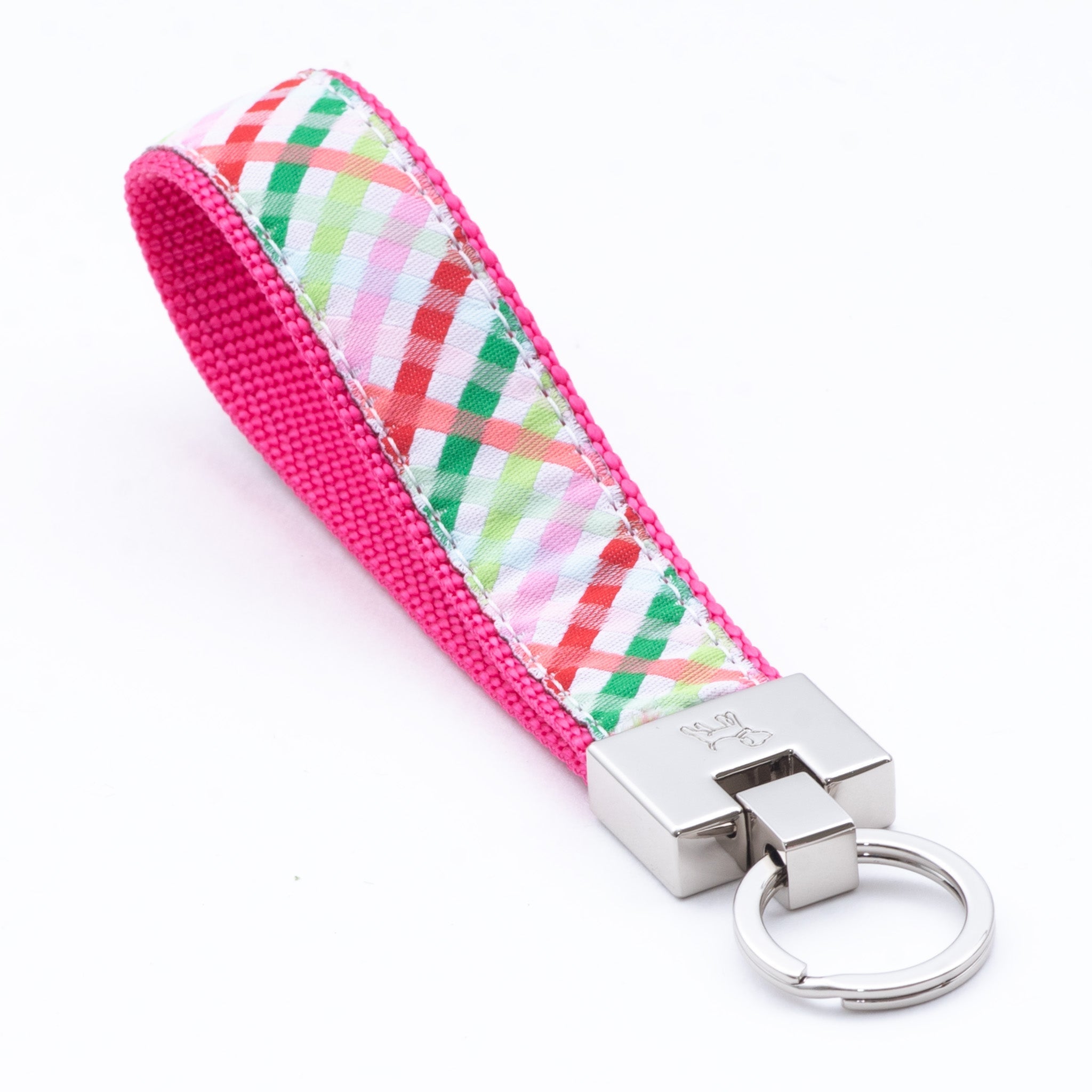 Gingham All the Way Key Ring