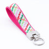 Up Country Gingham All the Way Cast Brass Key Ring