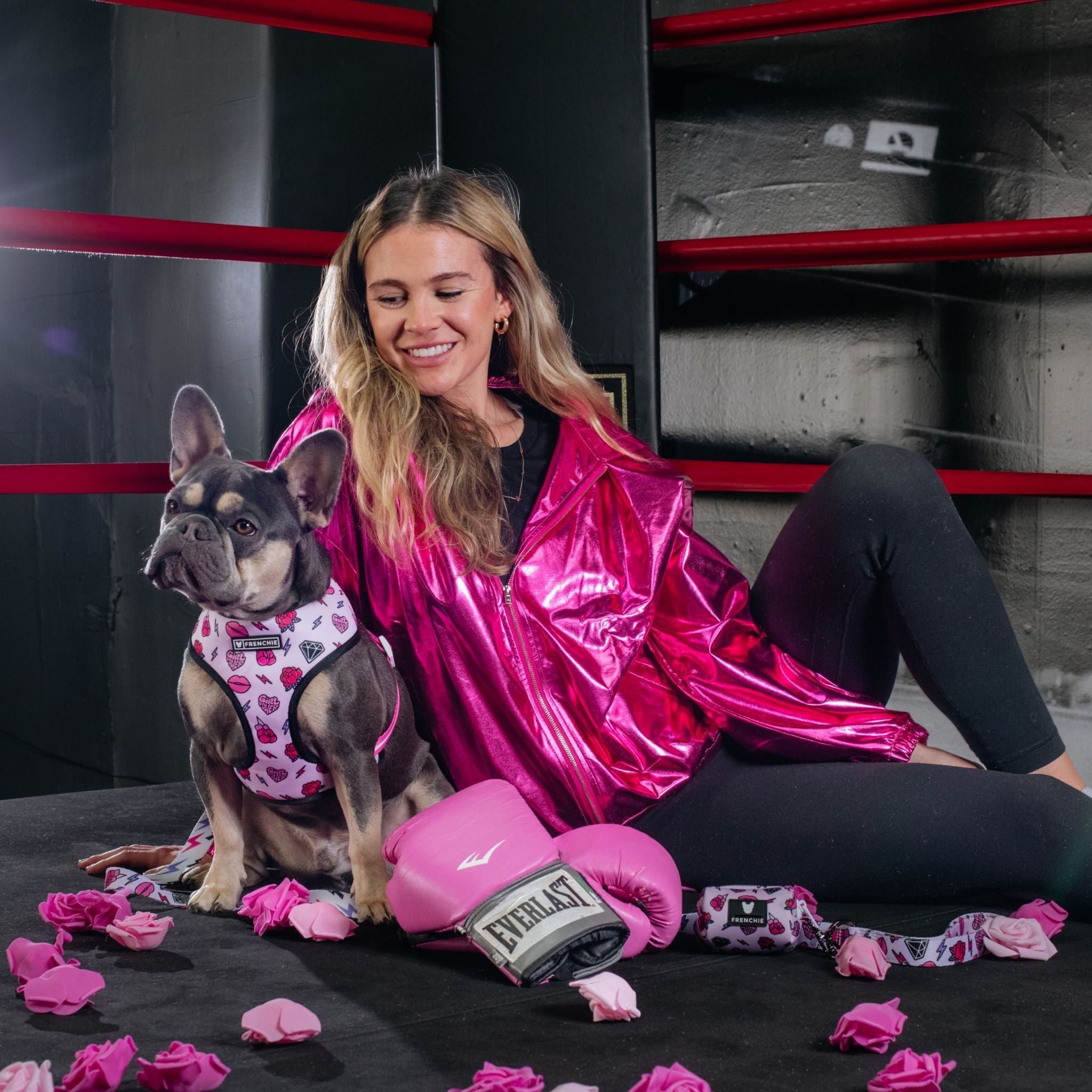 Frenchie Duo Reversible Harness - Girl Power