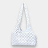 Hello Doggie Glamour Baby Ultra-Plush Satin Swarovski Crystal Snow White Dog Carrier
