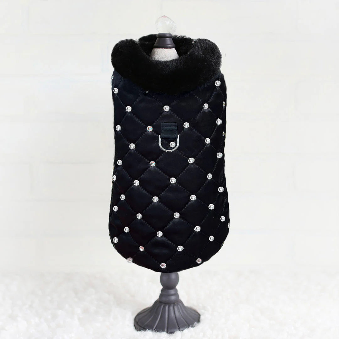 Hello Doggie Glamour Baby Snow White Quilted Fabric Dog Coat