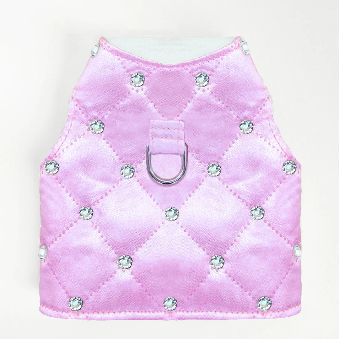 Hello Doggie Glamour Baby Snow White Quilted Fabric Dog Harness