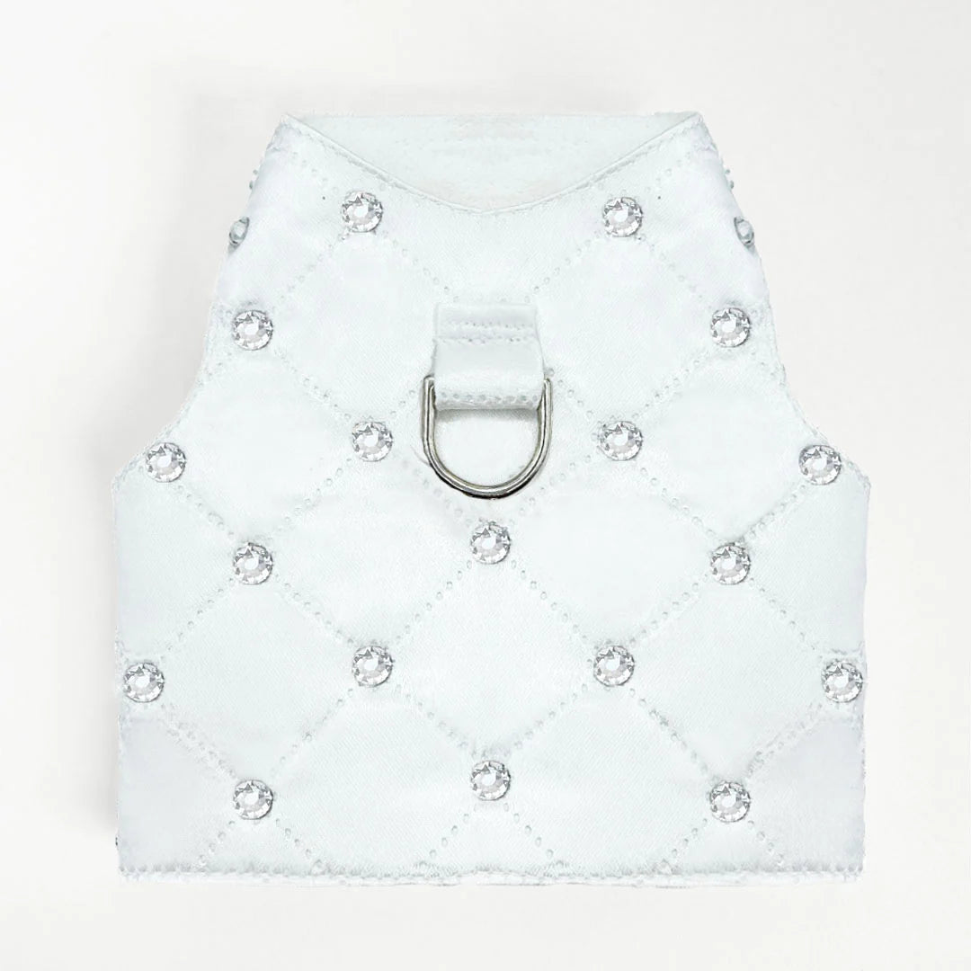 Hello Doggie Glamour Baby Snow White Quilted Fabric Dog Harness