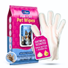 Glove & Go! Glove Grooming Wipes for Dogs & Cats (20 Count)