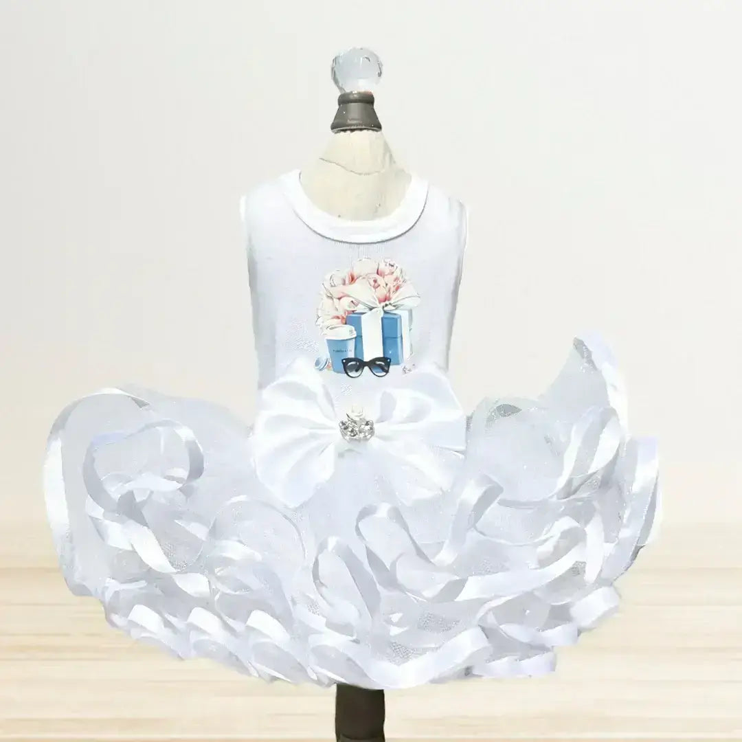 Hello Doggie Goddess Tutu Satin Dog Tutu