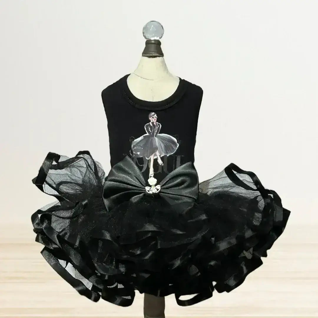 Hello Doggie Goddess Tutu Satin Dog Tutu