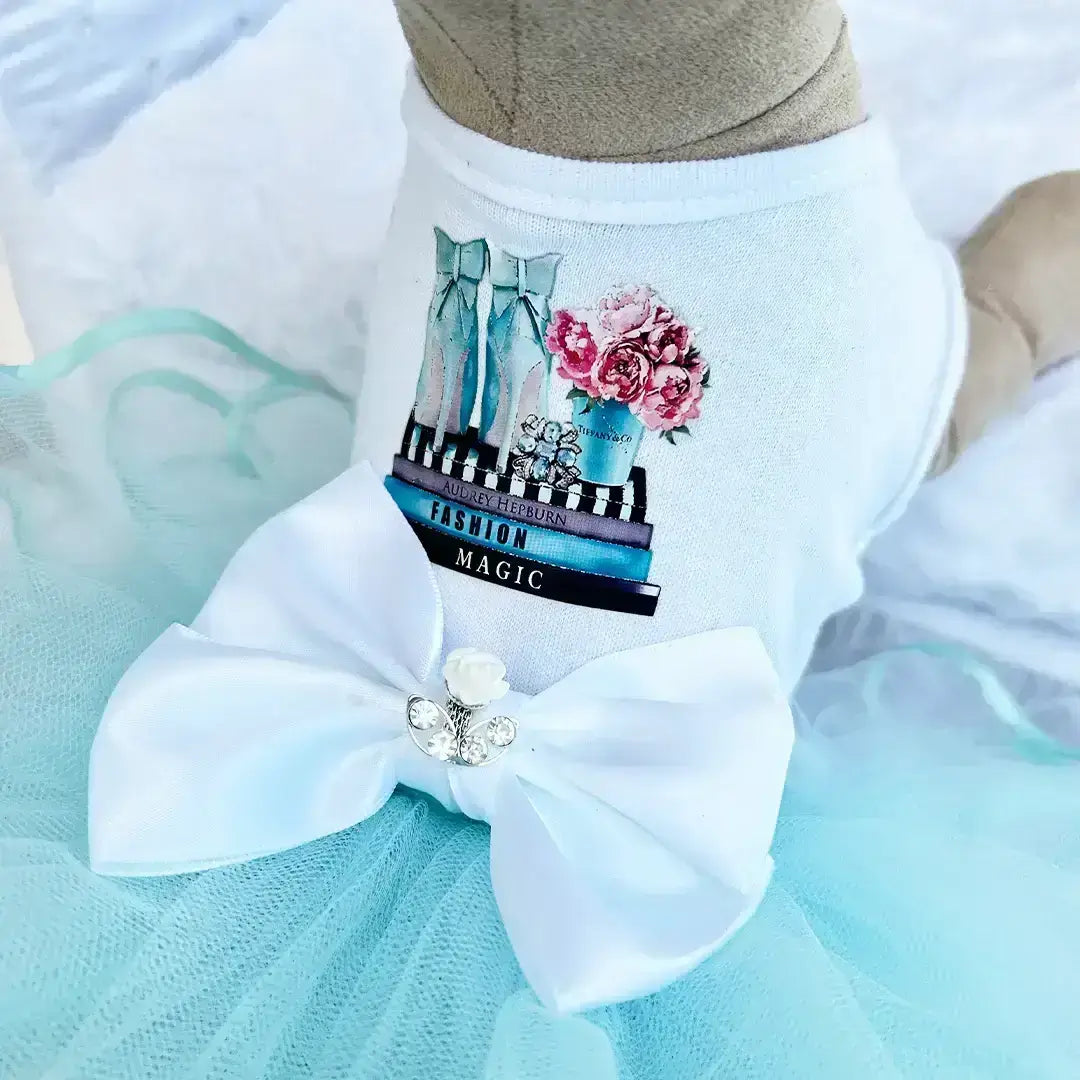 Hello Doggie Goddess Tutu Satin Dog Tutu