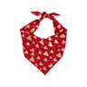 Gold Foil Hearts Valentines Day Bandana