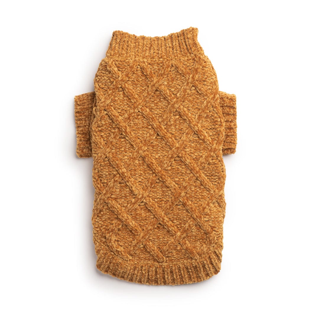 Gold Chenille Sweater 