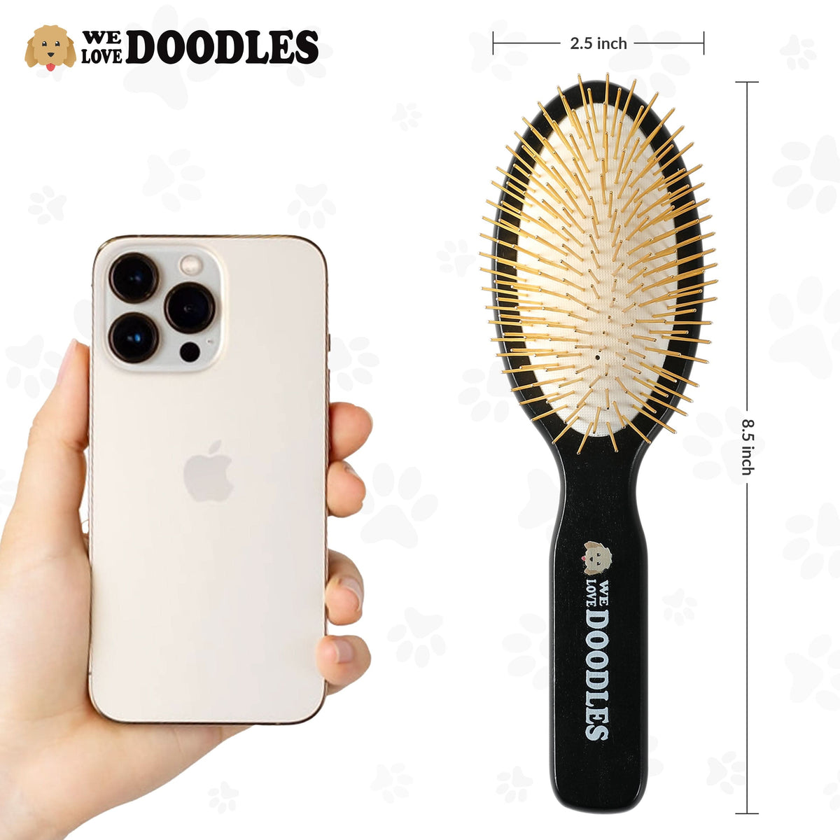 Gold Pin Brush