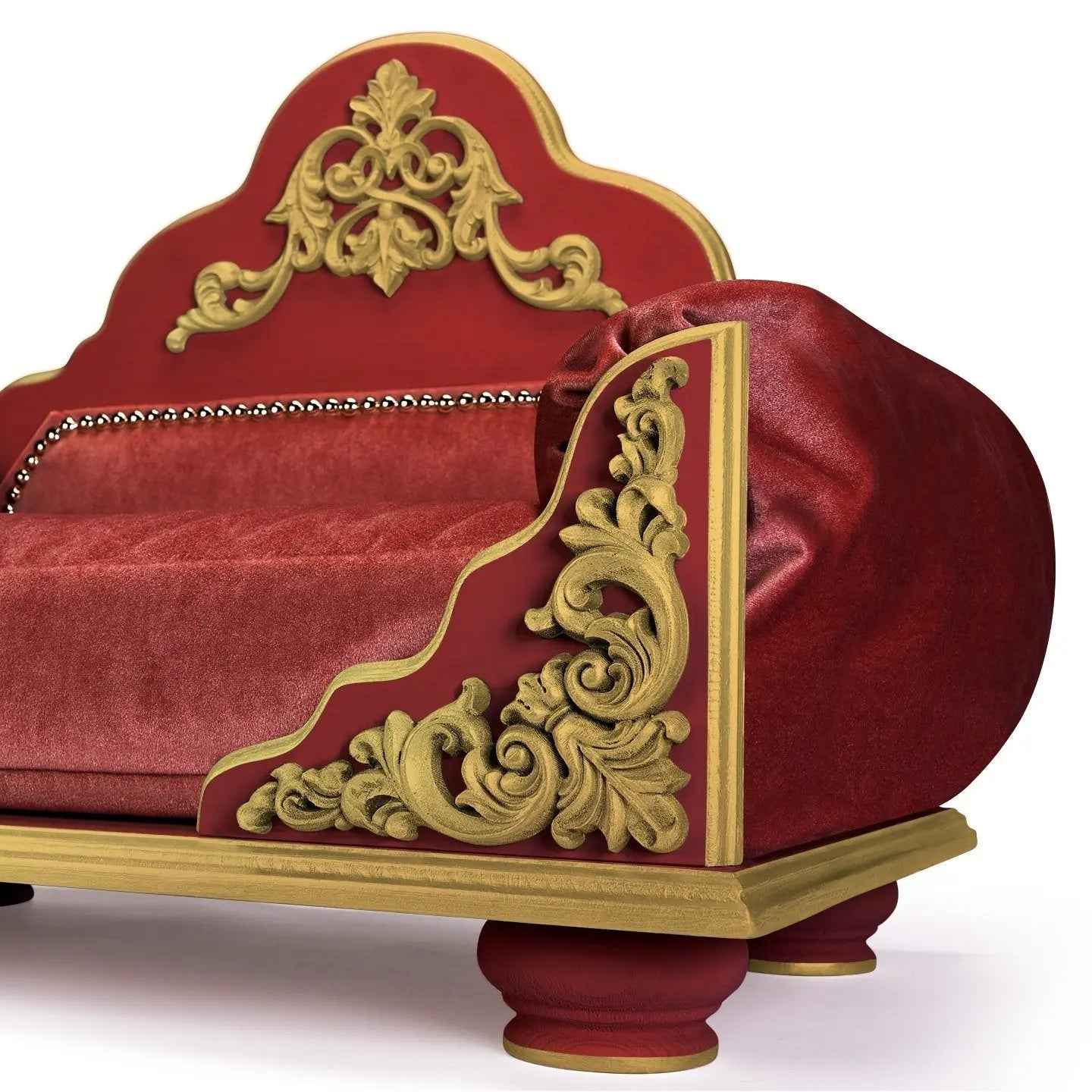 Grace Kelly Bordeaux Dog Bed