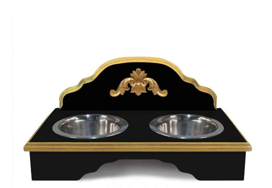 Grace Kelly Black & White Striped Dog Bed
