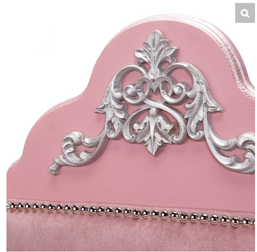 Grace Kelly Soft Pink & Rose Dog Bed