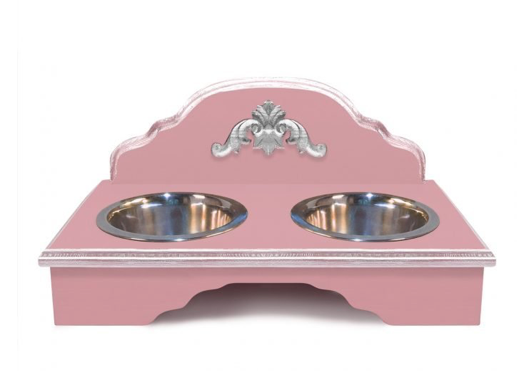 Grace Kelly Soft Pink & Rose Dog Bed