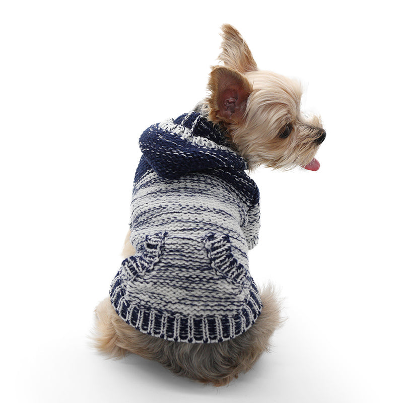 DOGO Gradient Hooded Dog Sweater
