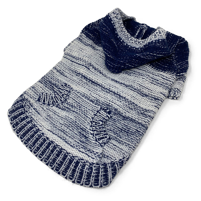 DOGO Gradient Hooded Dog Sweater