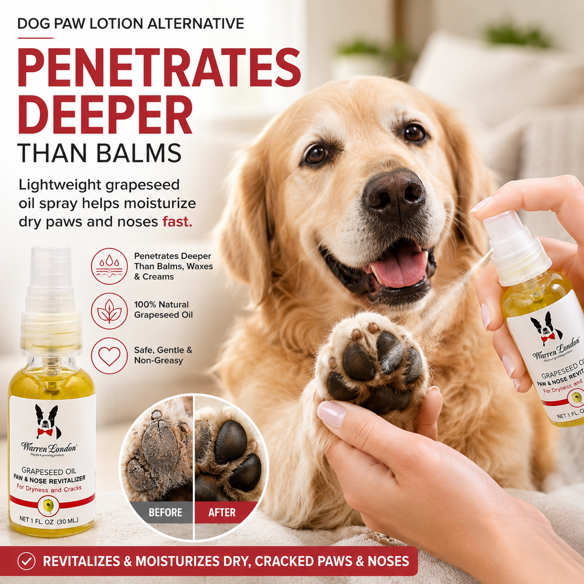 Grapeseed Oil Paw & Nose Revitalizer | HT Animal Supply