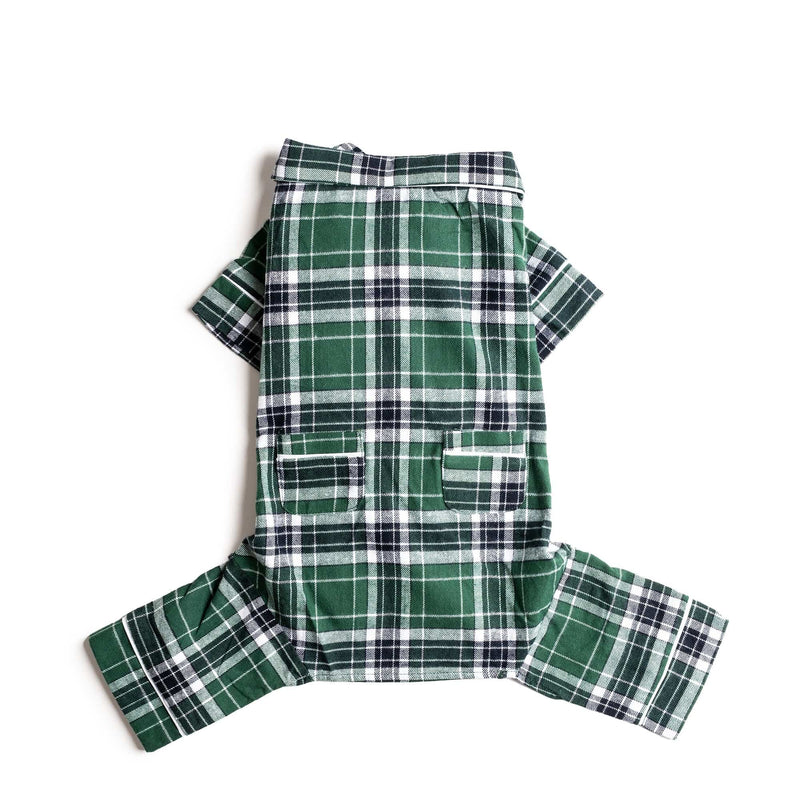 Green Flannel Pajamas 