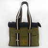 Green Canvas Pet Carrier with Removable Quilted Interior