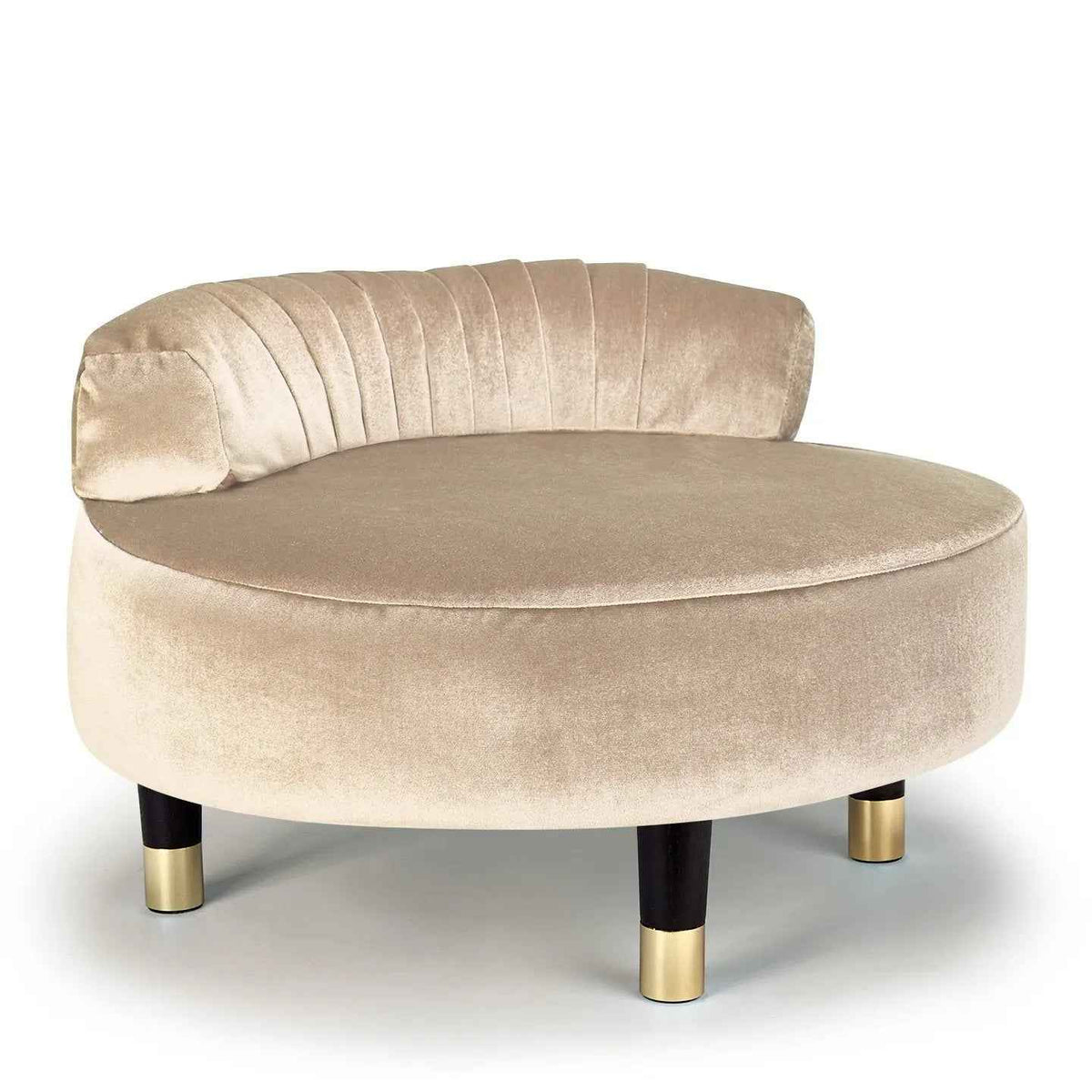 Greta Garbo Beige Dog Bed