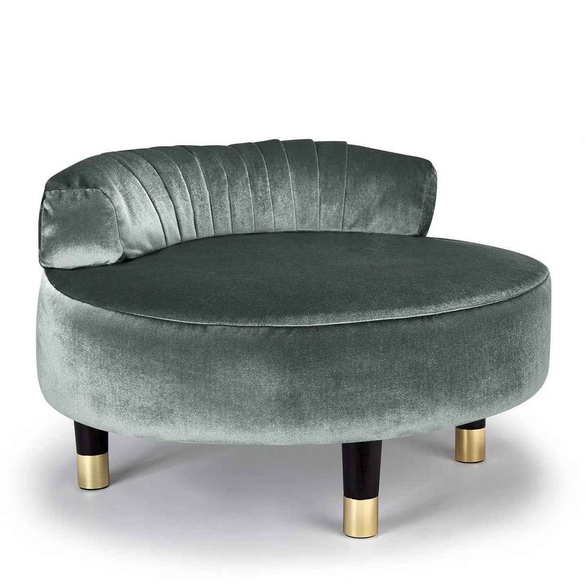 Greta Garbo Misty Grey Dog Bed