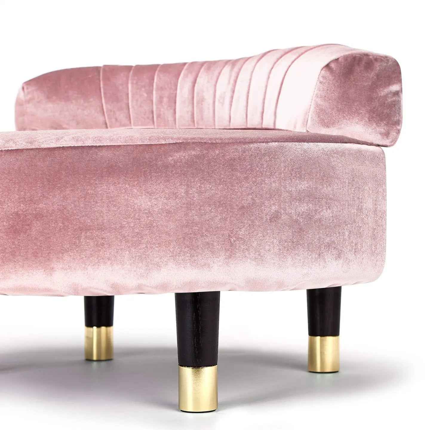 Greta Garbo Powder Pink Dog Bed