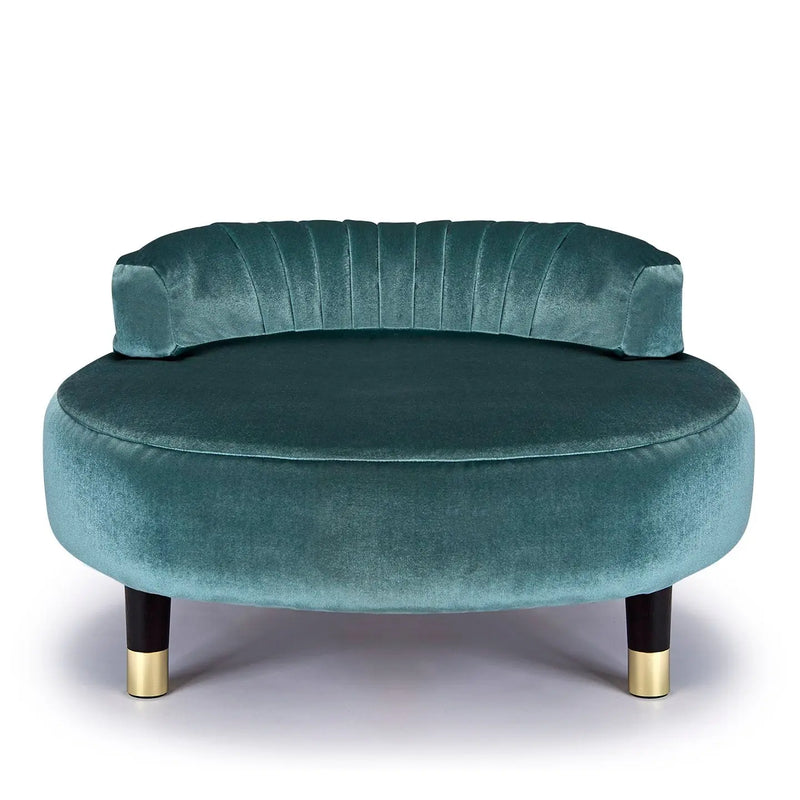 Greta Garbo Pet Bed in Turquoise