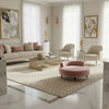 Greta Garbo Powder Pink Dog Bed