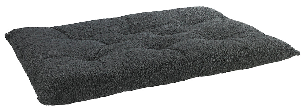 Grey Sheepskin Tufted Cushion