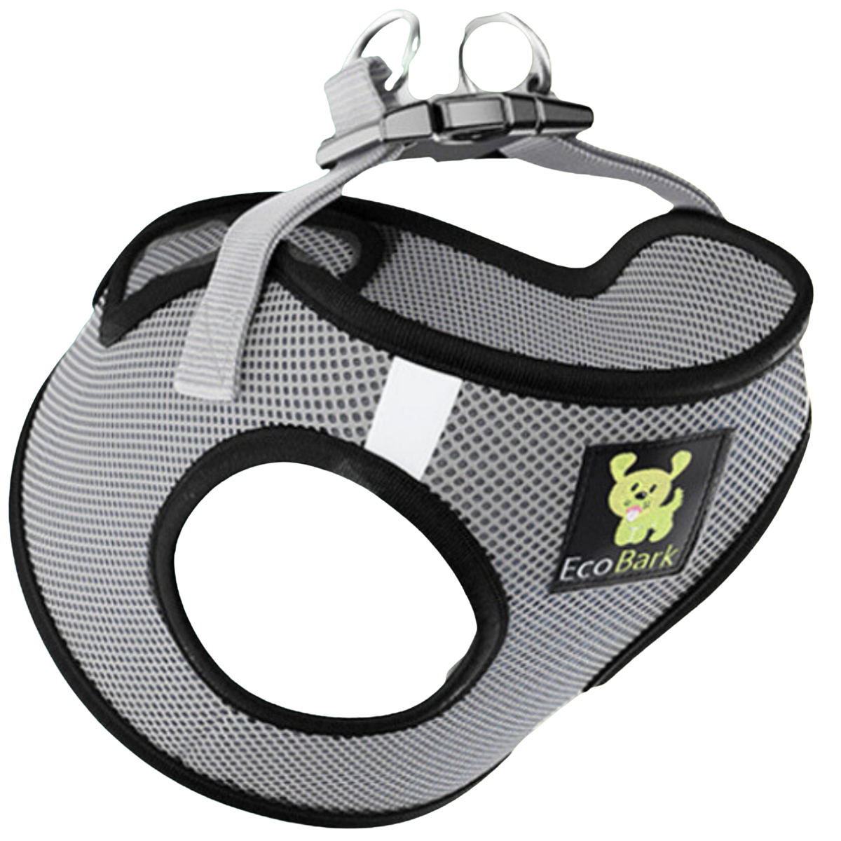 EcoBark – Gray Reflective Step-In Dog Harness