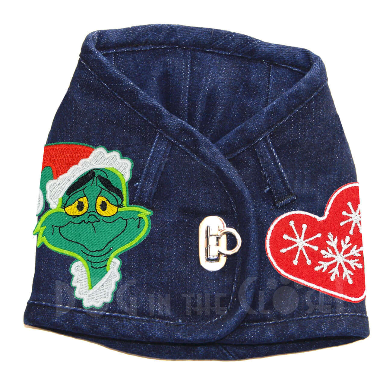 Grinch Denim Harness Vest