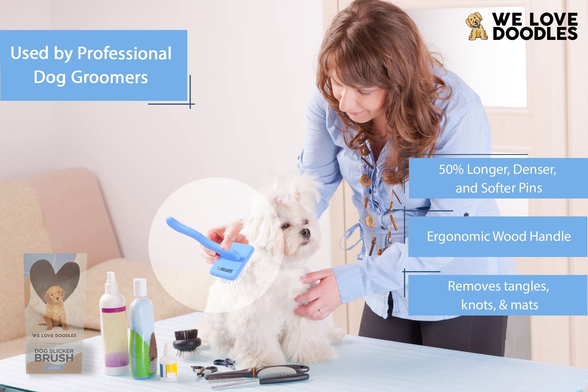 Slicker Brush for Dogs Small